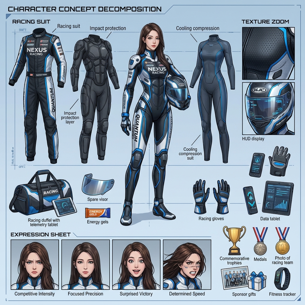 未来女赛车手全景分解