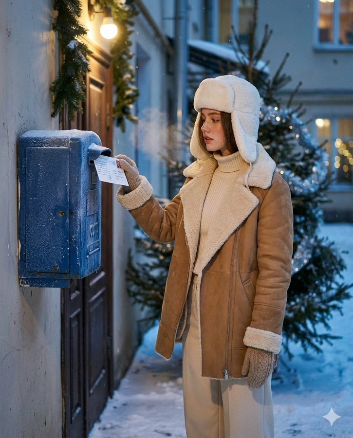 雪夜邮筒投信剪影