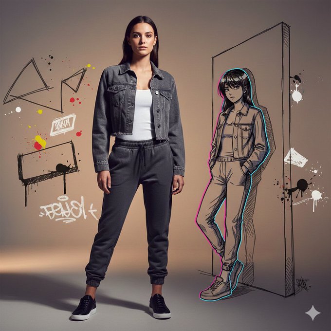 街头涂鸦双生影