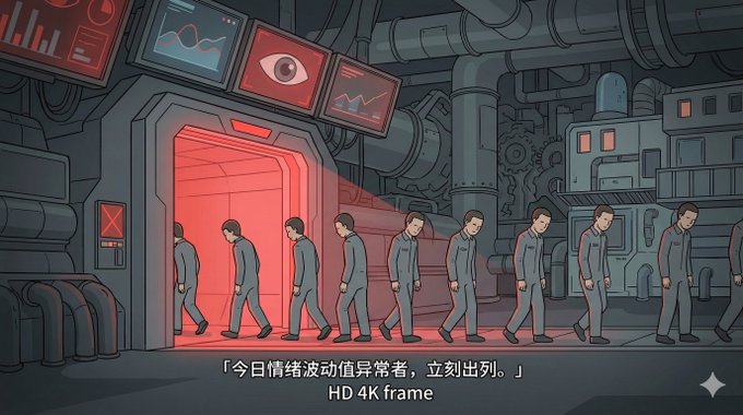 灰暗MG风定格画面