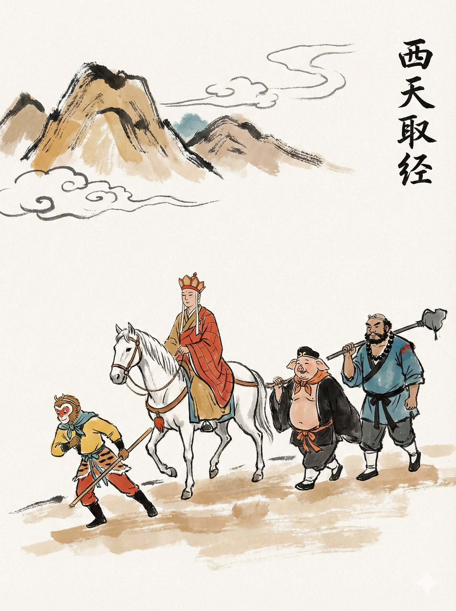 新中式水墨绘本