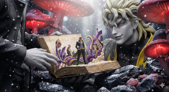 巨人与书页里的微缩童话世界