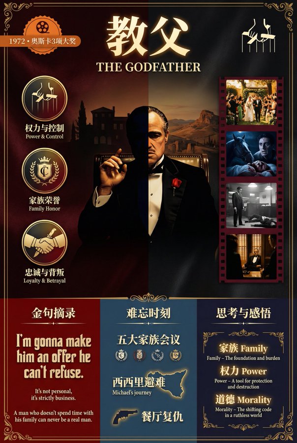 书籍电影风格海报