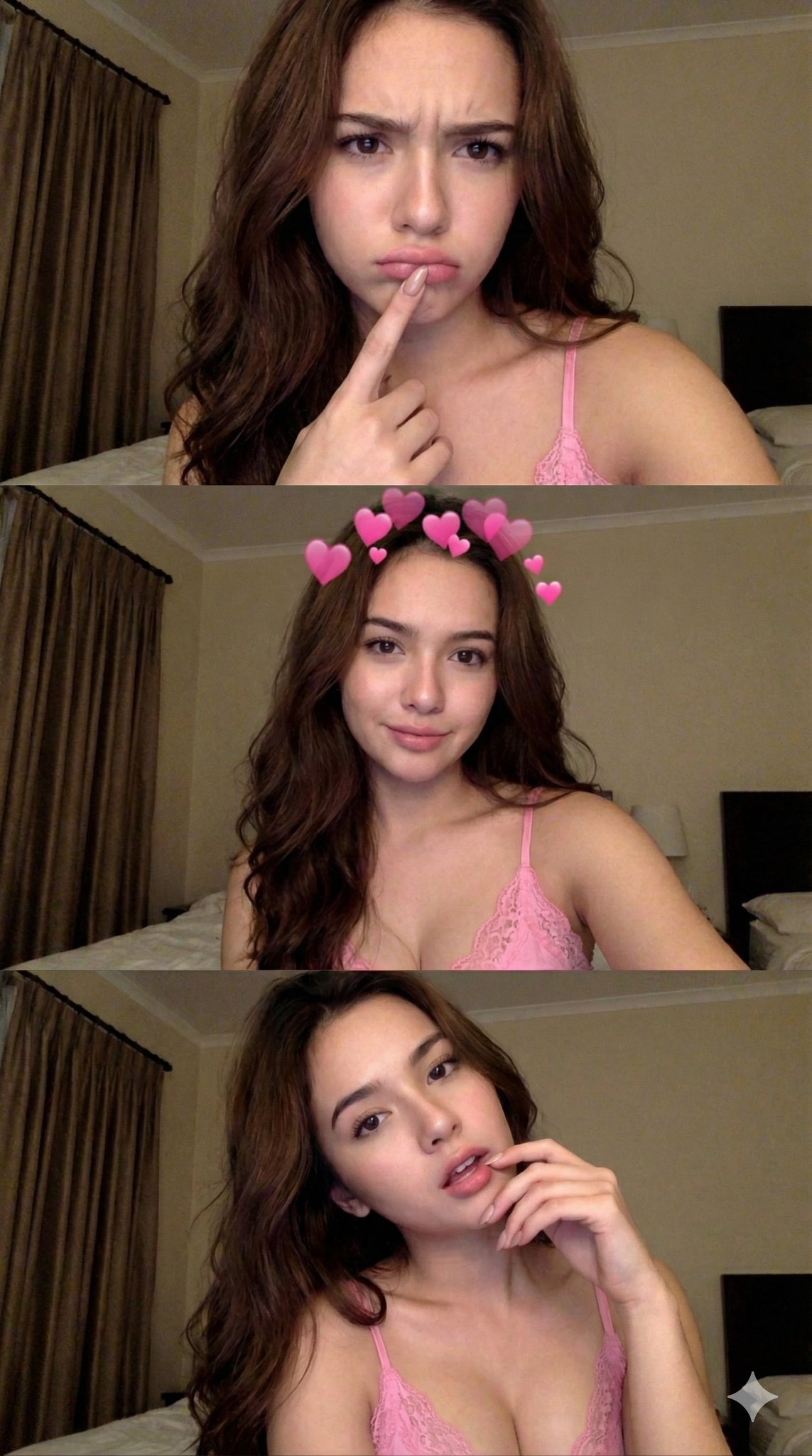 垂直三格拼贴画