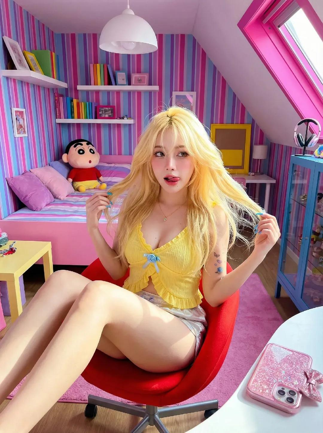 五彩缤纷的电影级照片