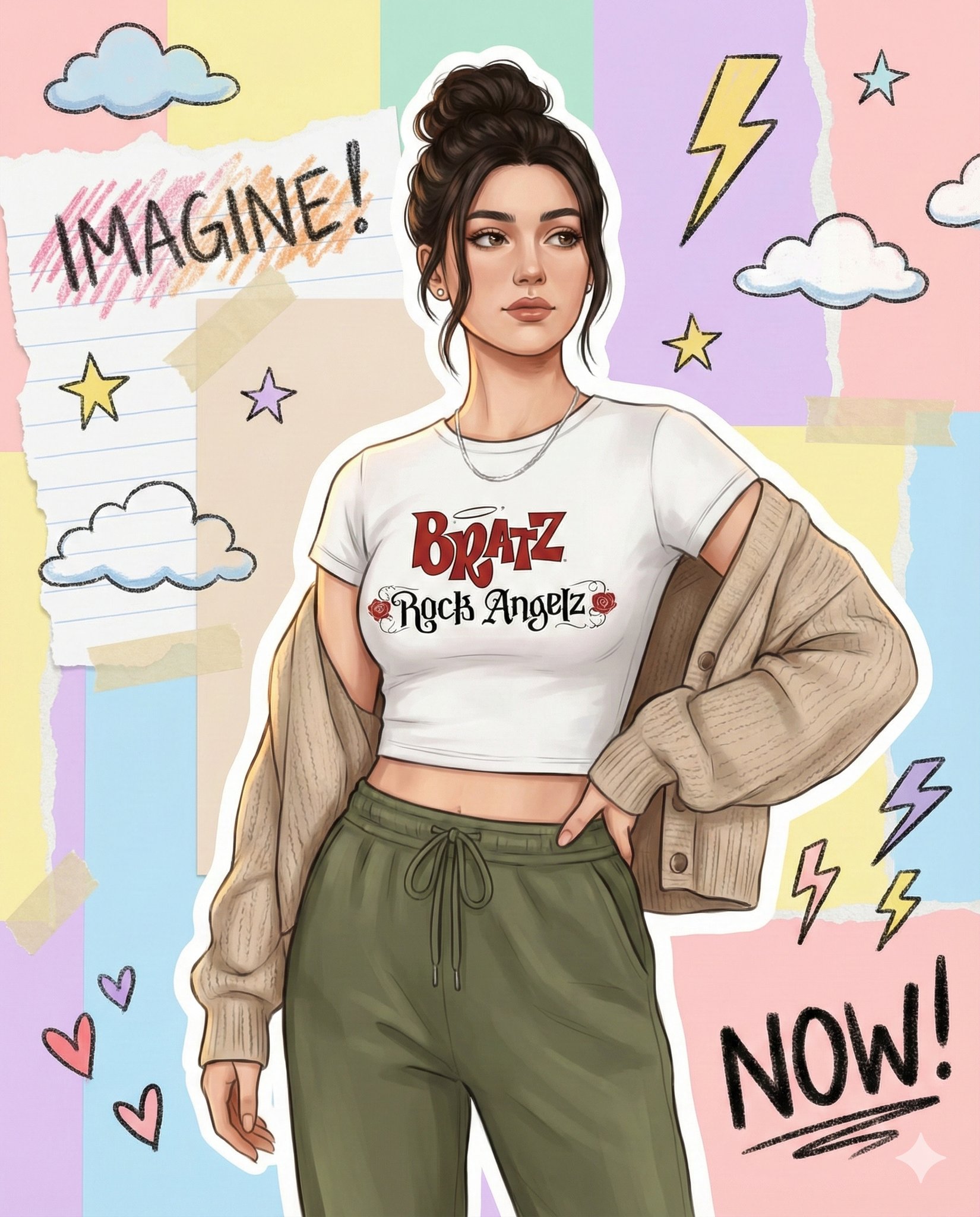 充满艺术气息的数码剪贴簿风格