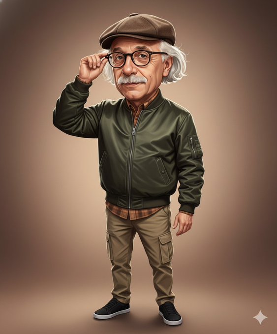 一位中年男子数字漫画